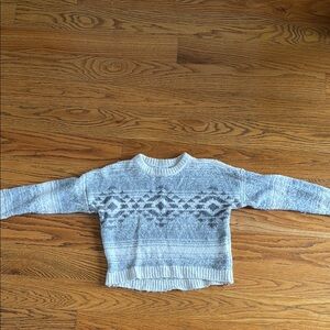 Stylish Gray Knit Sweater